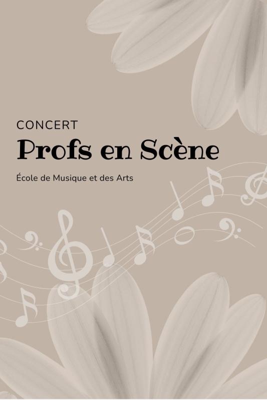 Profs en scène - concert - Saison Culturelle Agde