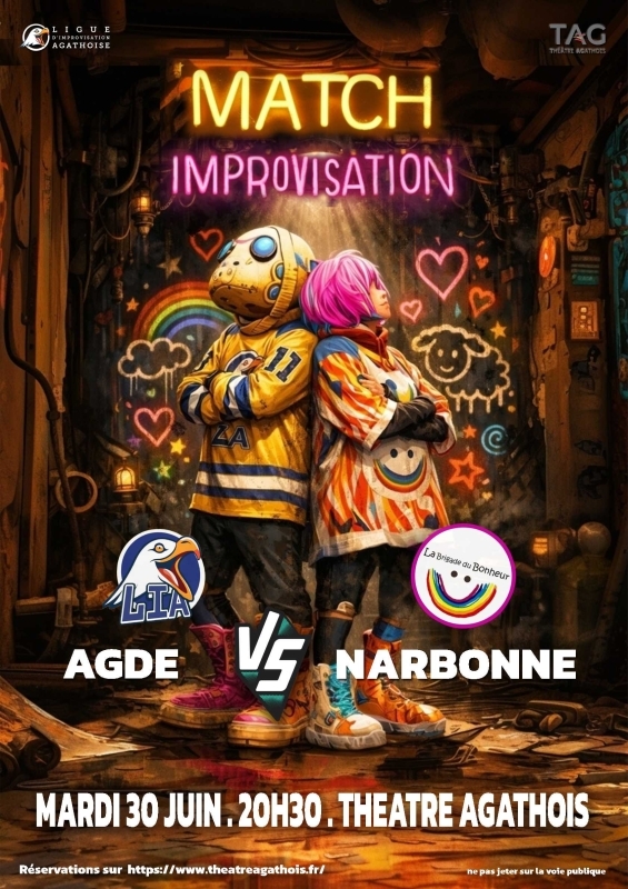 Ligue d'Impro Agathoise - Mardis en scène - TAG2026